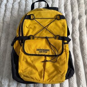 Vintage Abercrombie & Fitch Yellow Backpack